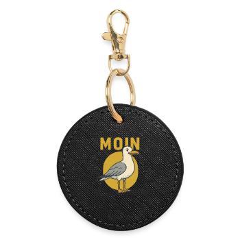 Moin Seagull - Round Keyring - black - Front