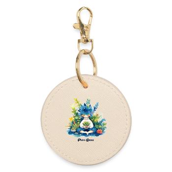 À base de plantes - Porte-clés rond - huître - Devant