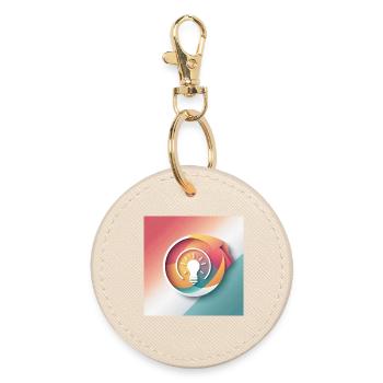 Illustration de créativité abstraite - Porte-clés rond - huître - Devant