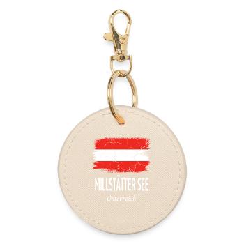 Millstätter See - Runder Schlüsselanhänger - Auster - Vorne