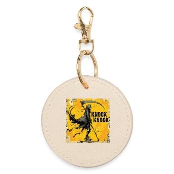 The Grim Reaper - Round Keyring - oyster - Front