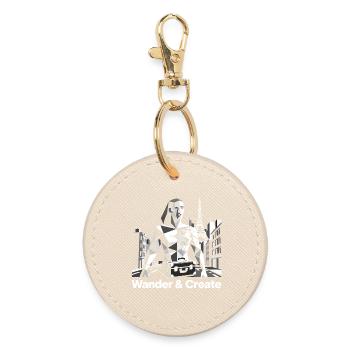 Voyage Art Design Carte du monde Paris Wanderlust - Porte-clés rond - huître - Devant
