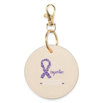 Forts ensemble contre la maladie d’Alzheimer - Porte-clés rond - huître - Devant