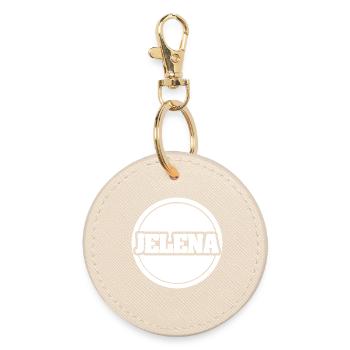 Jelena comme prénom - Porte-clés rond - huître - Devant