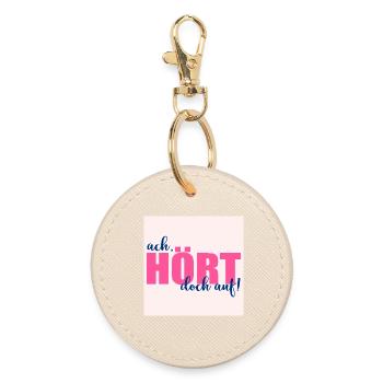 ARRÊTEZ DE DIRE - Porte-clés rond - huître - Devant