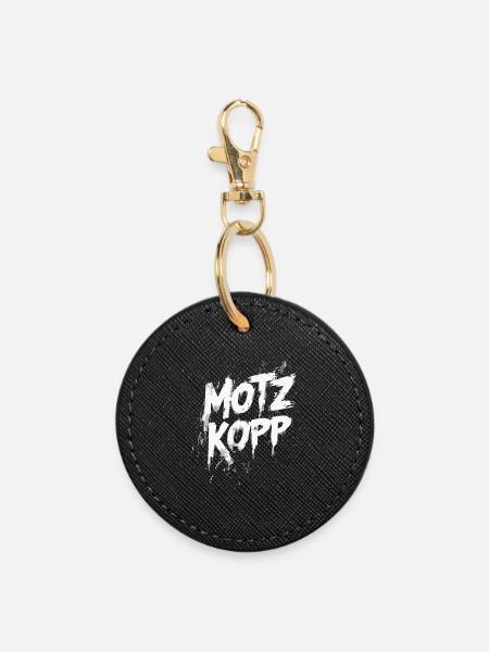Motzkopp - Runder Schlüsselanhänger - Schwarz