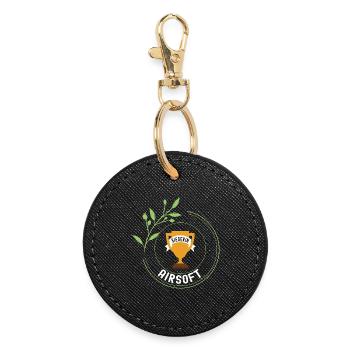 Championnat du tournoi Airsoft Winner - Porte-clés rond - noir - Devant
