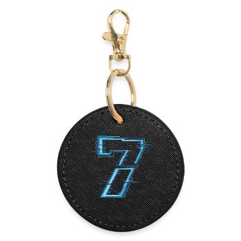 Funny Group 7 67 Meme Halloween Costume - Round Keyring - black - Front