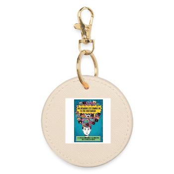 Memoire Filtre Instagram Humour - Porte-clés rond - huître - Devant