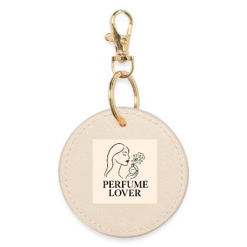 Perfume_Lover - Round Keyring - oyster - Front