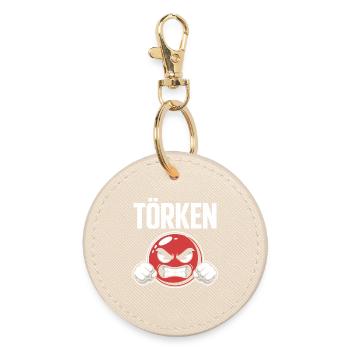 Drôle Dire Törken Dessin animé Drôle Dinde Mème - Porte-clés rond - huître - Devant
