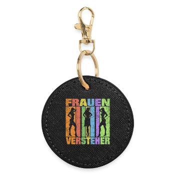 Women Understanders - Round Keyring - black - Front