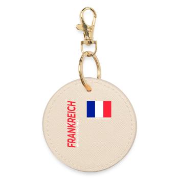 Saint-Tropez - Round Keyring - oyster - Front