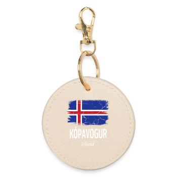 Kopavogur - Porte-clés rond - huître - Devant