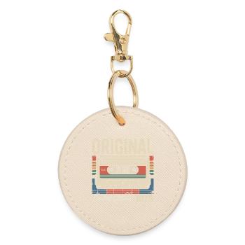 51. Jubiläum – Vintage-Geschenk 1975 - Runder Schlüsselanhänger - Auster - Vorne