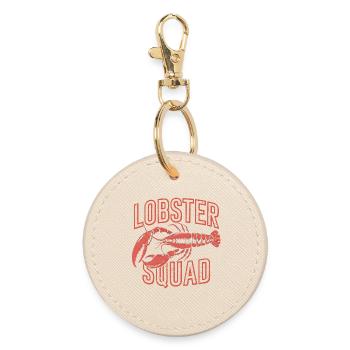 Lobster Squad Vintage Seafood Team - Runder Schlüsselanhänger - Auster - Vorne