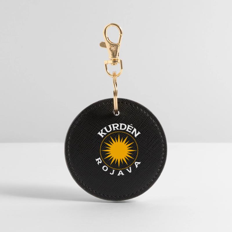Kurdes Rojava Porte-clés rond