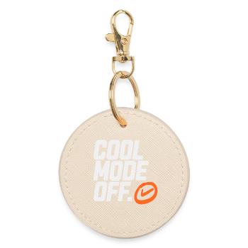 Cool mode from logo - Round Keyring - oyster - Front