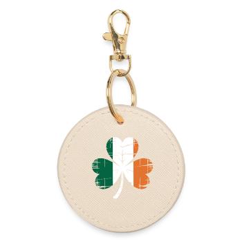 Irish Pride - Round Keyring - oyster - Front