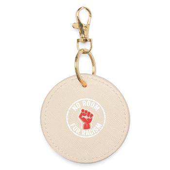 Pas de place pour le racisme - Antifa Merch - Porte-clés rond - huître - Devant