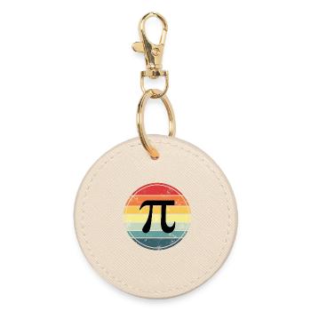 Mathématiques Pi - Porte-clés rond - huître - Devant