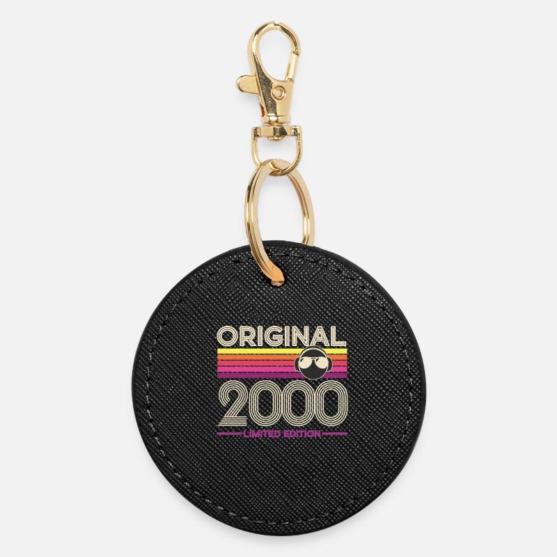 Originale Limited Edition von 2000 - Runder Schlüsselanhänger - Schwarz