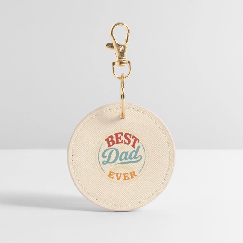 World's Best Dad Original Gift Humor Runder Schlüsselanhänger