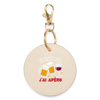 J'peux pas jai apéro - Porte-clés rond - huître - Devant
