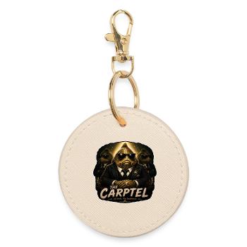 Le design de pêche à la carpe Carptel Funny - Porte-clés rond - huître - Devant