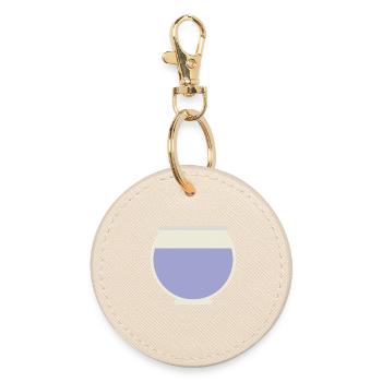 Fish bowl - Round Keyring - oyster - Front
