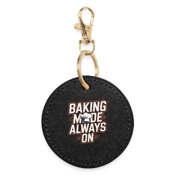 Mode de cuisson toujours activé - Porte-clés rond - noir - Devant