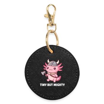 Petit Dragon Viking - Porte-clés rond - noir - Devant