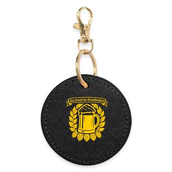 Ein Prosit der Gemütlichkeit - Round Keyring - black - Front