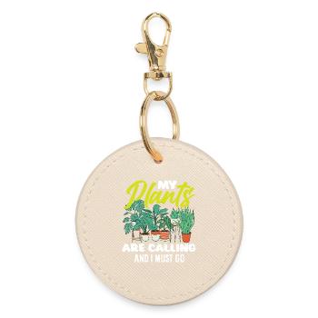 Garten- Und Pflanzenliebhaber Geschenke - Runder Schlüsselanhänger - Auster - Vorne