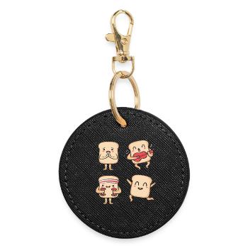 Baker Baker Baking - Round Keyring - black - Front