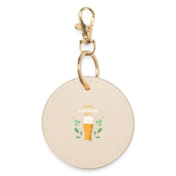 St. Patrick's Day Festbier - Runder Schlüsselanhänger - Auster - Vorne