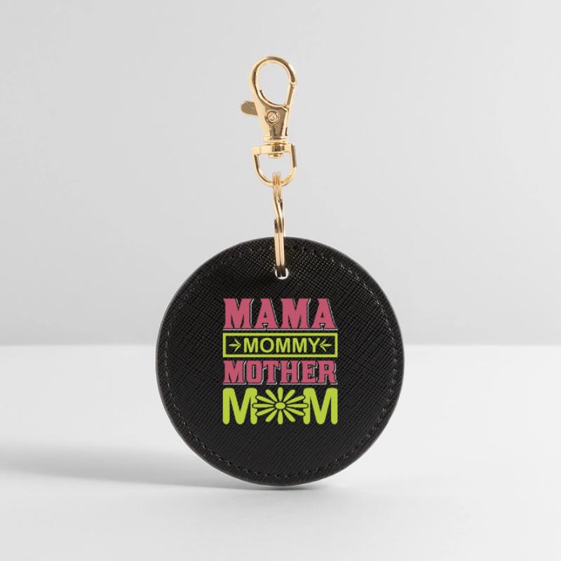 Maman Maman Maman Mignonne chemise cadeau de maternité Porte-clés rond