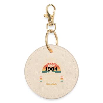 Mai 1984 – Mai 1984 - Runder Schlüsselanhänger - Auster - Vorne
