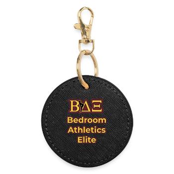 Bedroom Athletics Elite Logo Schmutzig Versaut - Runder Schlüsselanhänger - Schwarz - Vorne