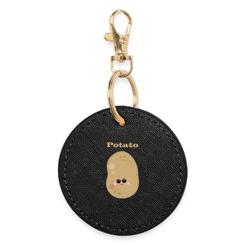 Potato - Round Keyring - black - Front