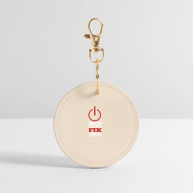 Computer Program Code Nerd Script Hacker Round Keyring