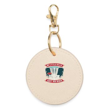 Disc Golf - Porte-clés rond - huître - Devant