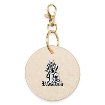 Rostock Rostock Vikings - Design - Round Keyring - oyster - Front
