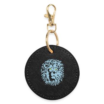 lion - Round Keyring - black - Front