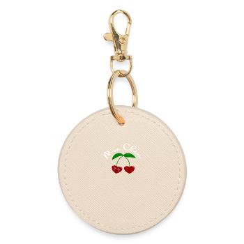 Mon Chéri Cherries dans Love Heart Romance - Porte-clés rond - huître - Devant
