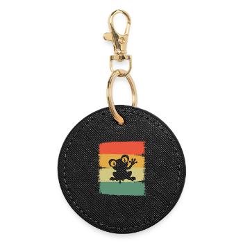 Frog - Round Keyring - black - Front