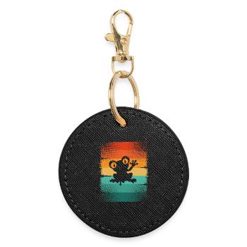 Frog - Round Keyring - black - Front