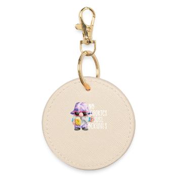 Croisière de Noël Summer Gnome - Porte-clés rond - huître - Devant