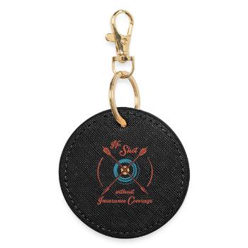 Archer - Round Keyring - black - Front