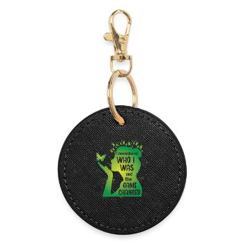 Elle se souvenait de qui elle était - Porte-clés rond - noir - Devant